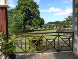 Le jardin qui entoure le musée.