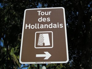 Le panneau de la Tour des Hollandais