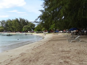 Au coeur de Grand Baie, la plage